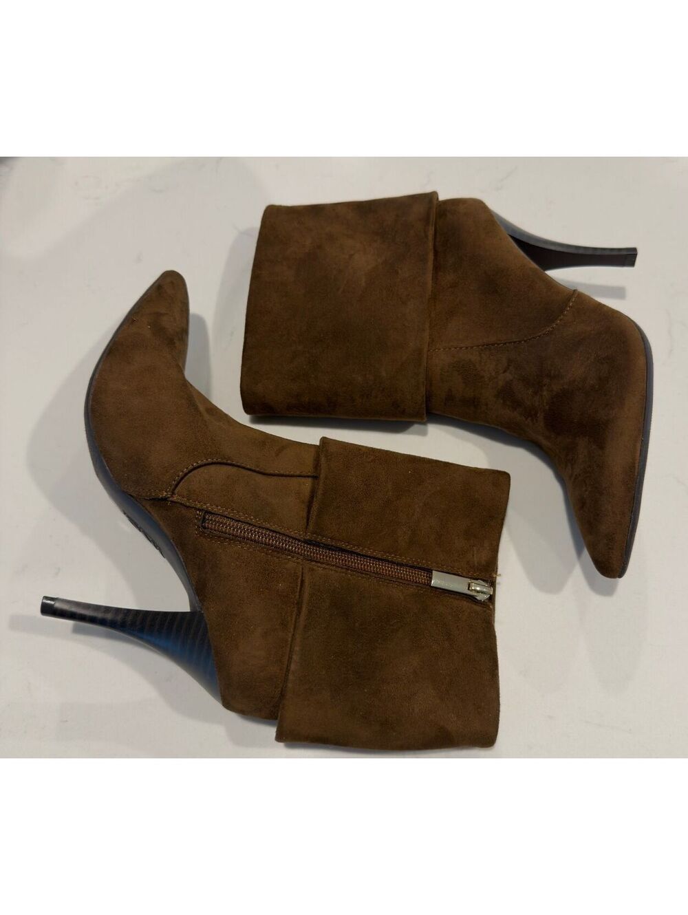 I.N.C. International Concepts Yolandaa Roasted Brown Cuff Dress Booties Size 6